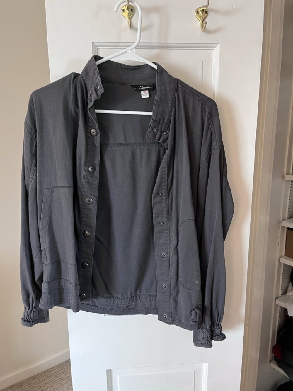 Gray Overshirt Jacket